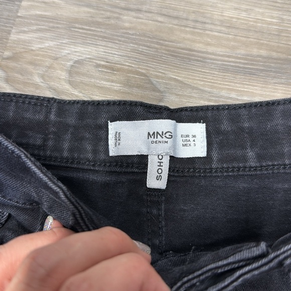 Mango Black Skinny Jeans size 4 - Picture 4 of 8